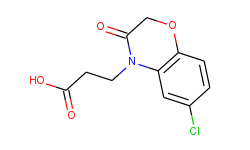 6-Chloro-2,3-dihydro-3-oxo-4H-1,4-benzoxazine-4-propanoic acid