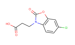 3-(6-chloro-2-oxo-benzooxazol-3-yl)-propionic acid