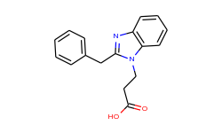 3-(2-benzyl-benzoimidazol-1-yl)-propionic acid