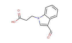 3-(3-formyl-1h-indol-1-yl)propanoic acid