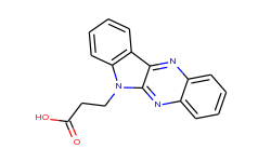 3-indolo[2,3-b]quinoxalin-6-yl-propionic acid