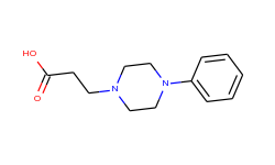 1-piperazinepropanoic acid,4-phenyl-