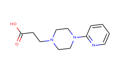 3-(4-pyridin-2-yl-piperazin-1-yl)-propionic acid