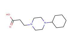 3-(4-cyclohexyl-piperazin-1-yl)-propionic acid