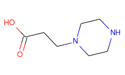 1-Piperazinepropanoic acid