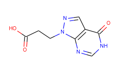 3-(4-oxo-4,5-dihydro-pyrazolo[3,4-d]pyrimidin-1-yl)-propionic acid