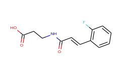 3-{[(2e)-3-(2-fluorophenyl)prop-2-enoyl]-amino}propanoic acid