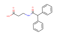 3-diphenylacetylaminopropionic acid
