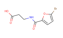 3-[(5-bromo-furan-2-carbonyl)-amino]-propionic acid