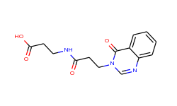 3-[3-(4-oxo-4h-quinazolin-3-yl)-propionylamino]-propionic acid