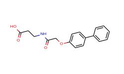3-[2-(biphenyl-4-yloxy)-acetylamino]-propionic acid