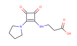 3-[(3,4-dioxo-2-pyrrolidin-1-ylcyclobut-1-en-1-yl) amino]propanoic acid