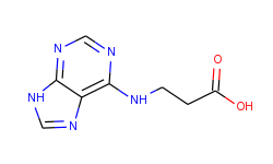 3-(9h-purin-6-ylamino)-propionic acid