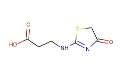 3-(4-oxo-4,5-dihydro-thiazol-2-ylamino)-propionic acid