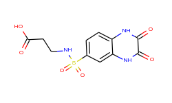 3-{[(2,3-dioxo-1,2,3,4-tetrahydroquinoxalin-6-yl)-sulfonyl]amino}propanoic acid