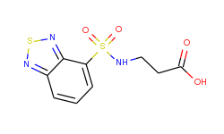 3-(benzo[1,2,5]thiadiazole-4-sulfonylamino)-propionic acid