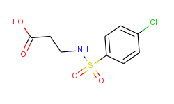 3-(4-chloro-benzenesulfonylamino)-propionic acid