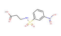 3-(3-Nitrophenylsulfonamido)propanoic acid