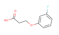 3-(3-fluoro-phenoxy)-propionic acid