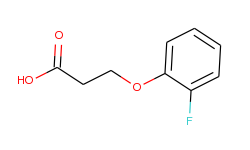 Propanoic acid, 3-(2-fluorophenoxy)-