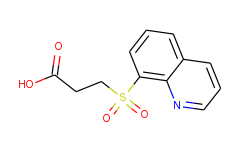 3-(quinoline-8-sulfonyl)-propionic acid
