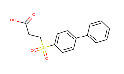 3-(biphenyl-4-sulfonyl)-propionic acid