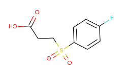 3-(4-fluoro-benzenesulfonyl)-propionic acid