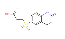 3-[(2-oxo-1,2,3,4-tetrahydroquinolin-6-yl)-sulfonyl]propanoic acid