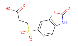 3-[(2-oxo-2,3-dihydro-1,3-benzoxazol-6-yl)-sulfonyl]propanoic acid