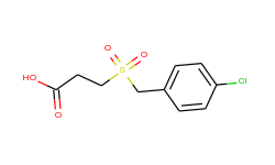 3-(4-chloro-phenylmethanesulfonyl)-propionic acid