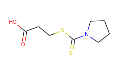 3-(pyrrolidine-1-carbothioylsulfanyl)-propionic acid