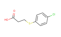 3-[(4-chlorophenyl)sulfanyl]propanoic acid