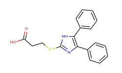 3-[(4,5-diphenyl-1h-imidazol-2-yl)thio]-propanoic acid