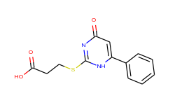 3-(4-oxo-6-phenyl-1,4-dihydro-pyrimidin-2-ylsulfanyl)-propionic acid