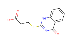 3-(4-oxo-1,4-dihydro-quinazolin-2-ylsulfanyl)-propionic acid