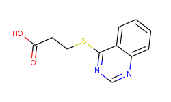 3-(quinazolin-4-ylthio)propanoic acid