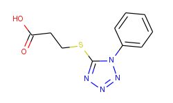 3-[(1-phenyl-1h-tetrazol-5-yl)thio]propanoic acid