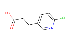 3-(2-chloropyrid-5-yl)-propanoic acid