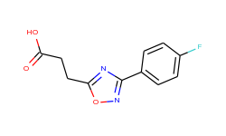 3-[3-(4-Fluorophenyl)-1,2,4-oxadiazol-5-yl]propanoic acid