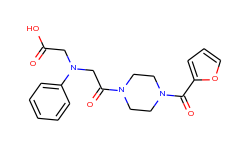 [{2-[4-(2-furoyl)piperazin-1-yl]-2-oxoethyl}(phenyl)amino]acetic acid