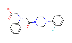 [{2-[4-(2-fluorophenyl)piperazin-1-yl]-2-oxoethyl}(phenyl)amino]acetic acid