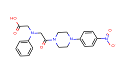[{2-[4-(4-nitrophenyl)piperazin-1-yl]-2-oxoethyl}(phenyl)amino]acetic acid