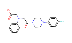 [{2-[4-(4-fluorophenyl)piperazin-1-yl]-2-oxoethyl}(phenyl)amino]acetic acid