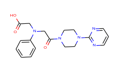 [[2-oxo-2-(4-pyrimidin-2-ylpiperazin-1-yl)ethyl]-(phenyl)amino]acetic acid