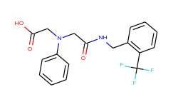 [(2-oxo-2-{[2-(trifluoromethyl)benzyl]amino}-ethyl)(phenyl)amino]acetic acid