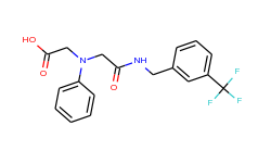 [(2-oxo-2-{[3-(trifluoromethyl)benzyl]amino}-ethyl)(phenyl)amino]acetic acid