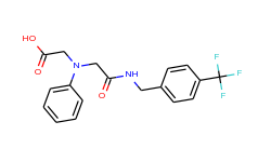 [(2-oxo-2-{[4-(trifluoromethyl)benzyl]amino}-ethyl)(phenyl)amino]acetic acid