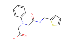[{2-oxo-2-[(2-thienylmethyl)amino]ethyl}(phenyl)-amino]acetic acid