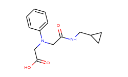 [{2-[(cyclopropylmethyl)amino]-2-oxoethyl}-(phenyl)amino]acetic acid