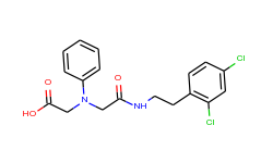 [(2-{[2-(2,4-dichlorophenyl)ethyl]amino}-2-oxoethyl)(phenyl)amino]acetic acid